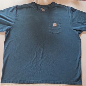 Carhartt Men's Blue Pocket T-Shirt